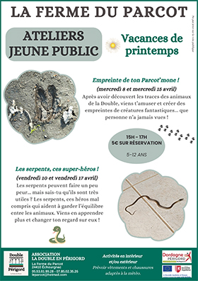 Ateliers jeune public Echourgnac