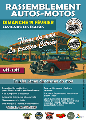 Car and coffee Savignac les Eglises