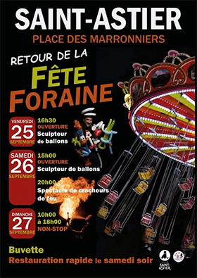 Fete foraine Saint Astier