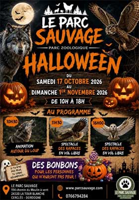 Halloween parc sauvage La Tour Blanche