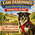 Cani randonnee Saint Meard de Dronne