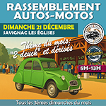 Cars and coffee Savignac les Eglises