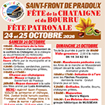 Fete de la chataigne saint Front de Pradoux