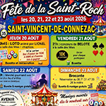 Fete de la Saint Roch Saint Vincent de Connezac