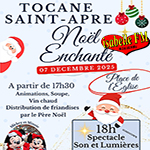Spectacle Noel enchante Tocane Saint Apre