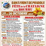 Fete de la chataigne et du bourru Saint Front de Pradoux