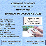 Concours de belote Montagrier