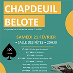 Concours de belote Chapdeuil