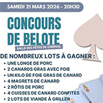 Concours de belote Cherval