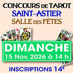 Concours de tarot Saint Astier