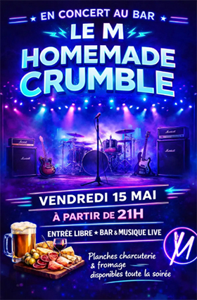 Concert Homemade Crumble Sanilhac