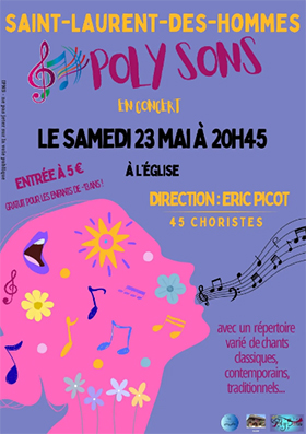 Concert Polysons Saint Laurent  des Hommes