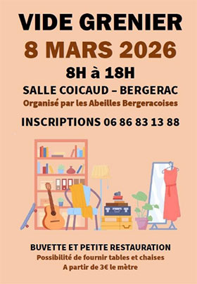 Vide grenier Riberac