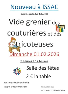 Vide grenier Issac