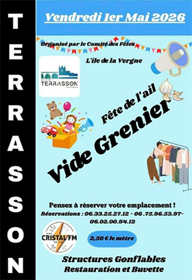 Vide grenier Terrasson le Villedieu