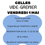 Vide grenier Celles