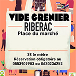 Vide grenier Riberac
