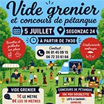Vide grenier Segonzac