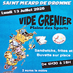 Vide grenier Saint Meard de Dronne