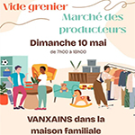 Vide grenier Vanxains